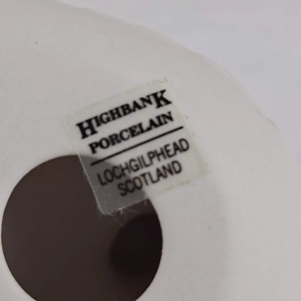 Highbank Porcelain Medium White Duck Figurine #S008 Lochgilphead Scotland